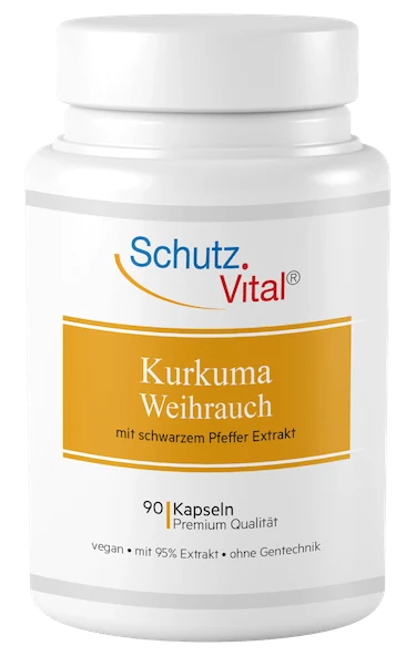 Schutz-Vital Kurkuma und Weihrauch mit schwarzem Pfeffer