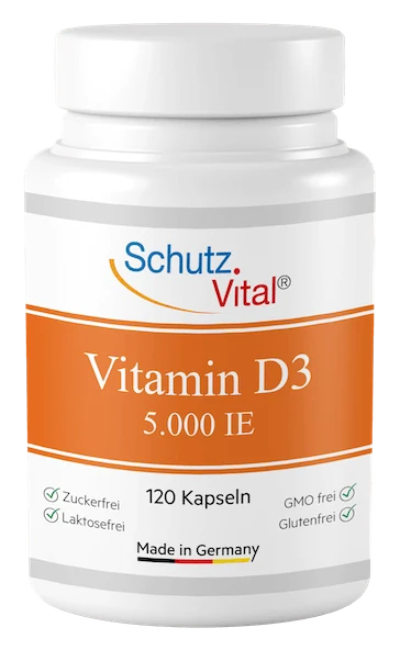Schutz-Vital Vitamin D3 5000 Kapseln